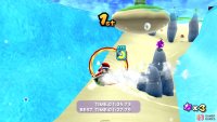 Going through the rings will give you a boost which will help you win