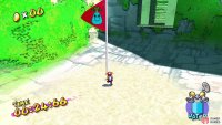 you should reach the flag well under the 40 second course record.
