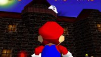If you look up at the beginning, you can see the Big Boo near the roof
