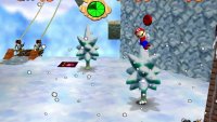 The sixth coin is at the bottom, at the top of the tree