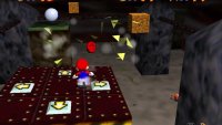 You will have to break the blocks to get the first three Red Coins