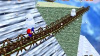Carrying the penguin across the bridge can be annoying