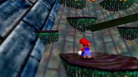 Use the platforms to get to the top after the water drains