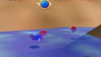 Look in the water at the oasis for the fourth coin