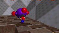 Pick up the Chuckya from behind, then toss it