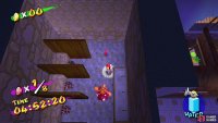 then head to the bathroom to the right of the stairs for Red Coin #2