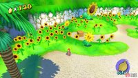 Once you have him, look for two blue butterflies by the sunflowers