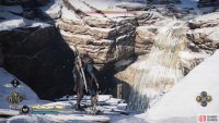 Take the rope line to the northeast to enter the mine where the merchant can be found.