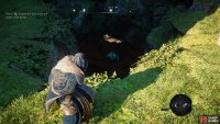 You’ll find the anvil by jumping into the cave.