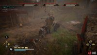 Be careful to avoid the chain attacks from the Champion and her bodyguards. When combined, these can inflict massive damage.