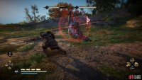 You may need to dodge or roll away from a swift red rune aura attack, rather than just run away from it.