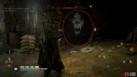 Walk through the banner inside the cave to find the hidden room where the book of knowledge is.