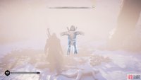 You’ll need to burn the wicker man with your torch to begin the cutscene.