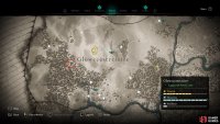 The location of the camp in the Aelfwood.