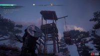 When all the wolves are dead, climb the watchtower to revive Galinn.
