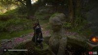 Loot the map from the bowl in the statue’s hand.
