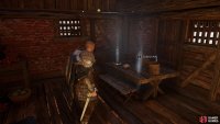 You’ll find the key to the chest in the main building on the farm.