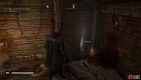You’ll find the map in the northwestern corner of the Monk’s Lair.