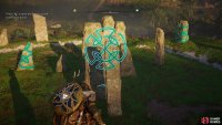 Once you’re atop the stone, face east and move your camera until the symbol aligns.