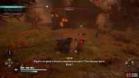 You’ll need to defeat all of the attackers and then speak with Aelfgar.