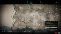 The location of Dertemor Bandit Camp, in the southwest of Hamtunscire.