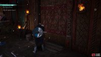 Enter the longhouse to begin a cutscene.