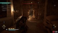 Go through the hole in the wall on the western side of the main room in the crypt, leading you to Burgred.