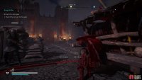 Escort the oil cart to the first gate while avoiding incoming arrow volleys and fending off soldiers.
