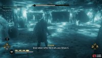 Use Odin’s Sight to highlight the location of Fulke in complete darkness.
