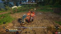 Be ready to dodge or roll away from Herbert’s red rune aura attacks.