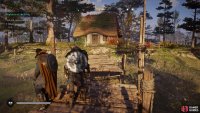 Use the key to enter the house for some minor treasure.