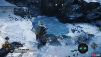 You’ll need to break the ice to enter the cave system leading to Hreidmar’s Groft.