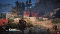 You’ll find the wealth chest in the tent in the north of the camp.