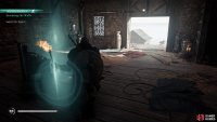 Inspect inside the keep for evidence of Sigurd’s torture.