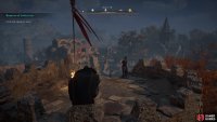 Speak with Ivarr atop the tower to advance the quest before you enter Ledecestre.