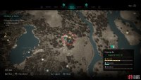 The location of Kiltober, northeast of the ritual site on the hill where you found the clue.