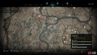 The location of the Uncut Gemstone northeast of the Hodda Shelter.