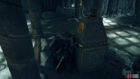 You’ll need to push the stone pillar by navigating the floor, avoiding the stone blocks which inhibit the way through.