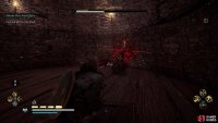 You’ll need to dodge or roll from Galan’s red rune aura attacks.
