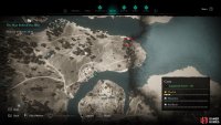 Regroup with your allies to the northeast after sinking the naval chain.