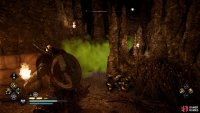 Throw torches at poison clouds to disperse them temporarily or permanently in some cases.