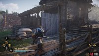 Shoot the barrier to find the entrance to the hidden room below.