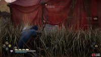 Shoot the box on the southern side of the large red tent to gain access to the chest.
