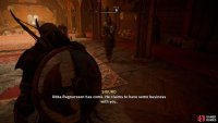 Sigurd will approach you after completing a pledge to a territory.
