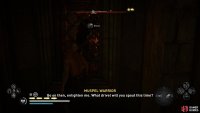 Steal the key from the guard while Mikke has him distracted.