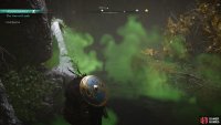 You’ll need to stick to the left side of the cave to avoid the poison clouds.