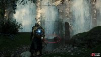 Once you’re at the bottom of the waterfall at the southeastern side of Bifrost, swim under the waterfall to find the chest.