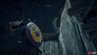 Near the top of the chamber you’ll find another wooden platform that you’ll need to throw the object to.