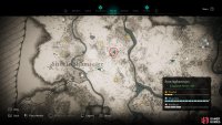 The location of the cursed area just north of Thynghowe, in east Snotinghamscire.