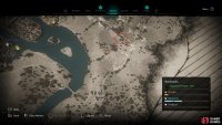 The location of the treasure, roughly 430m north of Blihaut.